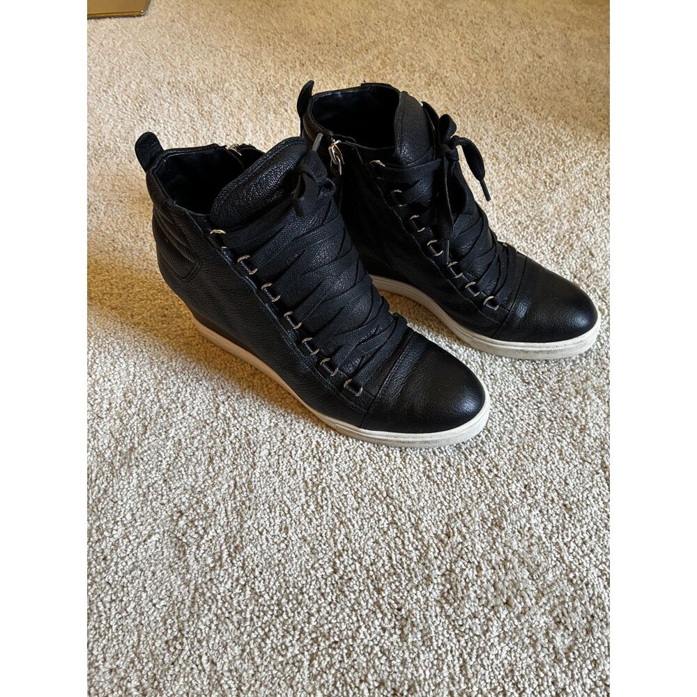 Frieda Wedge Bootie Linea Paolo Leather Size 8